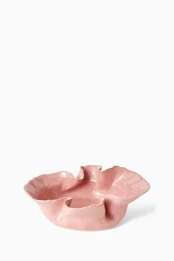 The Small Ruffle Dish in Ceramic