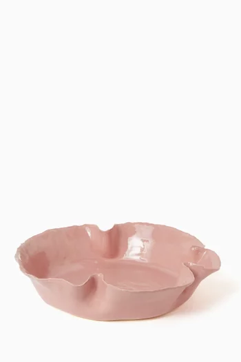 The Large Ruffle Dish in Ceramic