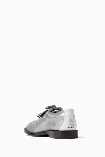 Striker Bowling Lace-ups in Leather