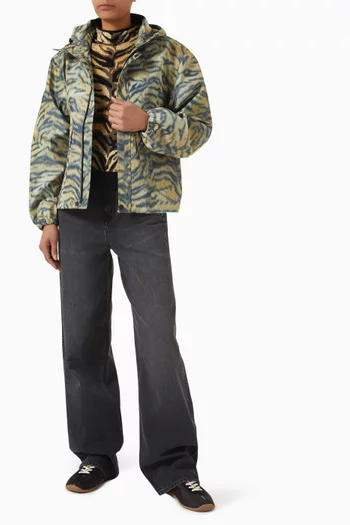 Tiger Water-repellent Windbreaker in Nylon