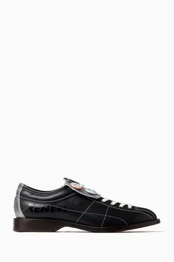 Striker Bowling Lace-ups in Nappa Leather
