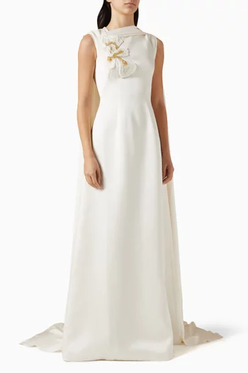 Embroidered Maxi Dress