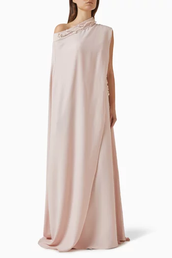 فستان بكاب وأكتاف مكشوفة