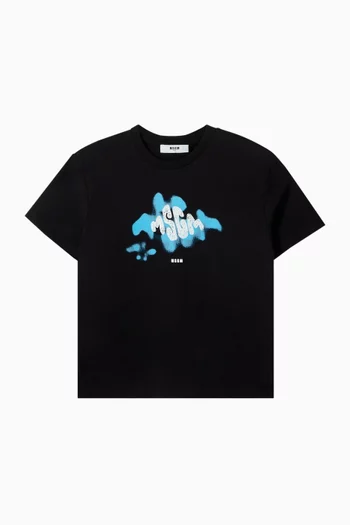 Graphic Logo T-shirt in Cotton Jersey