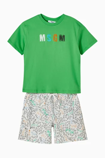 Logo T-shirt in Cotton Jersey