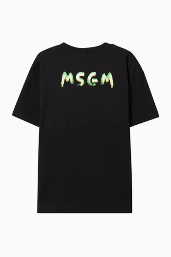 Logo-print T-shirt in Cotton