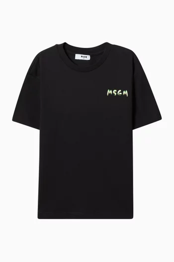 Logo-print T-shirt in Cotton