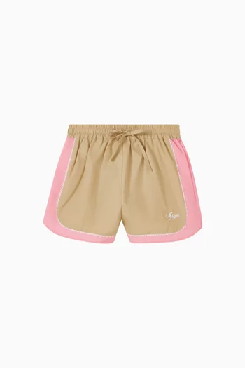 Logo Shorts in Cotton