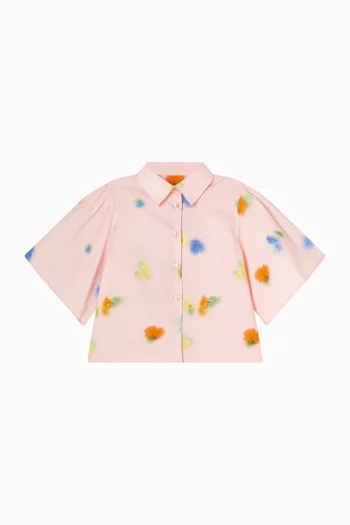 Floral Short-Sleeve Shirt