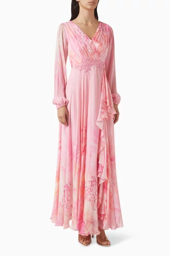 Printed Dress in Georgette