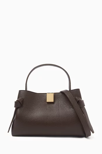 حقيبة جيوزا ميني بيد علوية جلد بارز الملمس