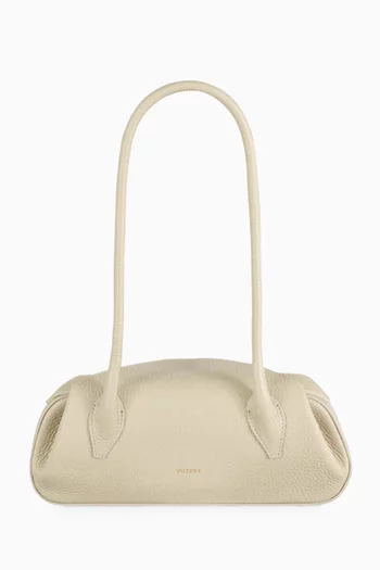 حقيبة كتف اويستر ميني جلد حُبيبي بارز الملمس