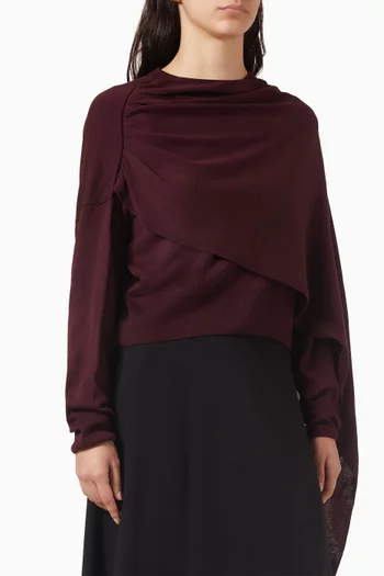 سترة بوشاح درابيه نسيج قطن