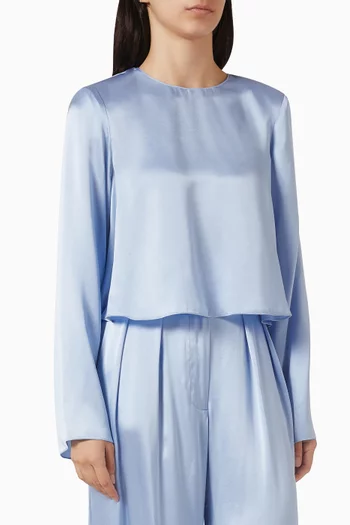 Sonya Padded Shoulder Top