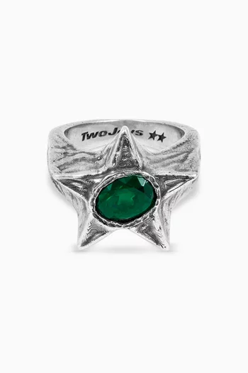 Bomba Ring in Sterling Silver