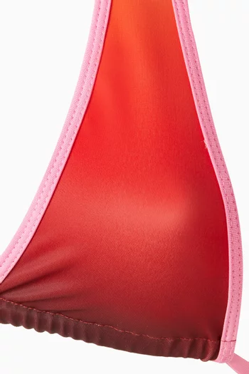 قطعة بيكيني علوية بحمالات حول الرقبة