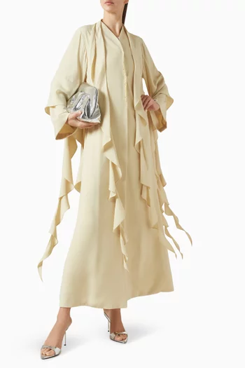 Crystal-embellished Abaya