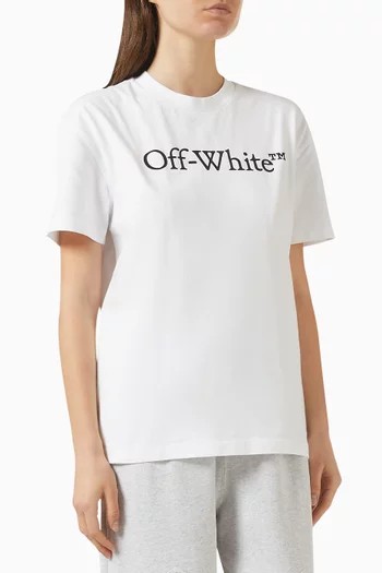 تي شيرت بوكيش بشعار الماركة قطن