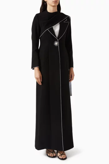 Celeste Blazer Abaya in Crepe