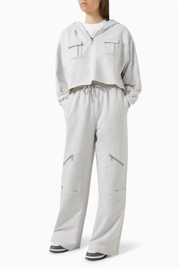 Bookish Big Pocket Cargo Sweatpants in Cotton