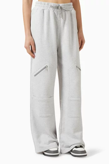 Bookish Big Pocket Cargo Sweatpants in Cotton