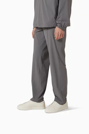 سنيكرز أسفل الكاحل جلد