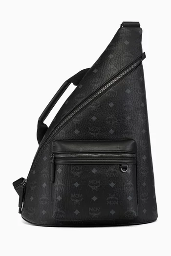 حقيبة بحمالة أرين متوسطة قنب بنقشة فيزيتوس