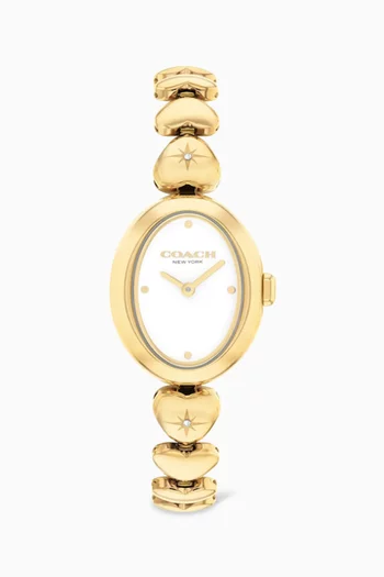 Sammy Quartz Stainless Steel Watch, 22.5mm