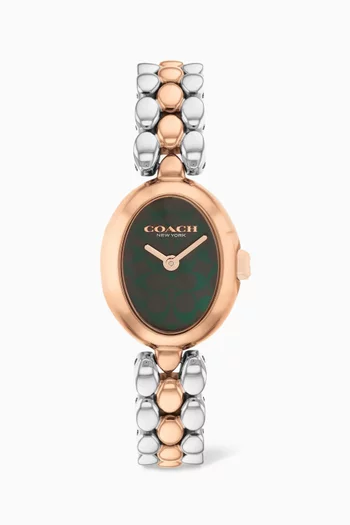 Sammy Quartz Stainless Steel Watch, 22.5