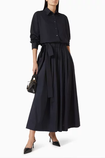 قميص بتصميم مزموم قنب