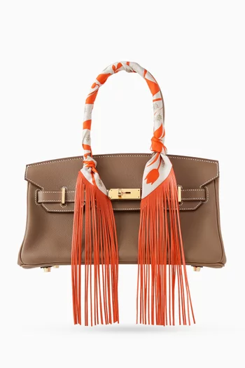 وشاح تويلي بوكيه فاينل ليذر بشرّابات غير مستعمل