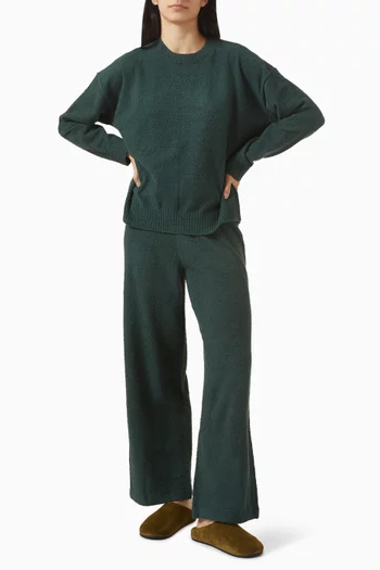 Pull-on Pants in Recycled Boucle