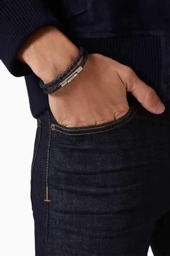 MyColors Woven Bracelet in Leather