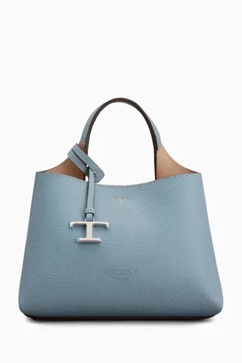 Micro Top-handle Bag in Leather