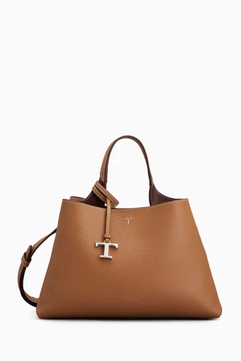 Small Top-handle Bag in Leather