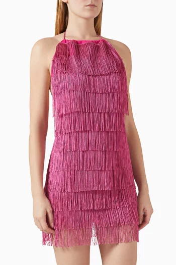 Joya Fringe Mini Dress