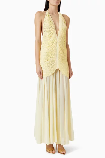 فستان سول بشرّابات