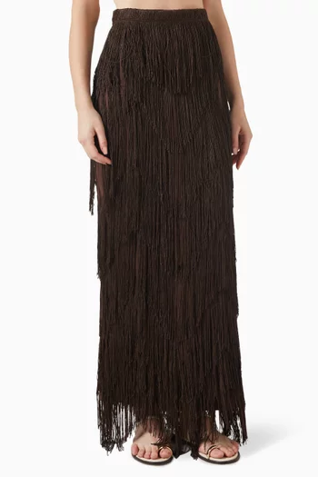 Dara Fringe Skirt