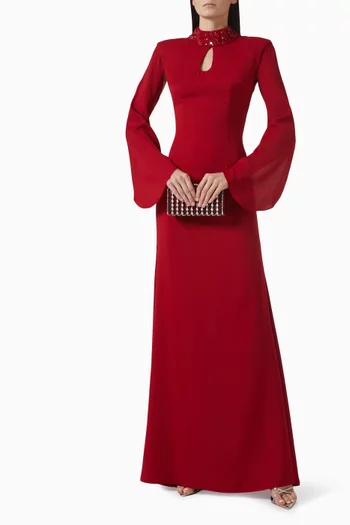 فستان بفتحات