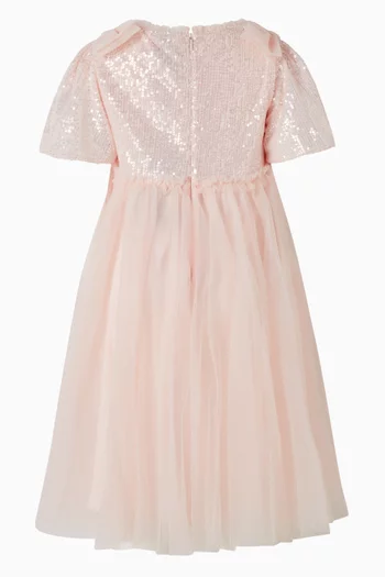 Paloma Sequin Bow Dress