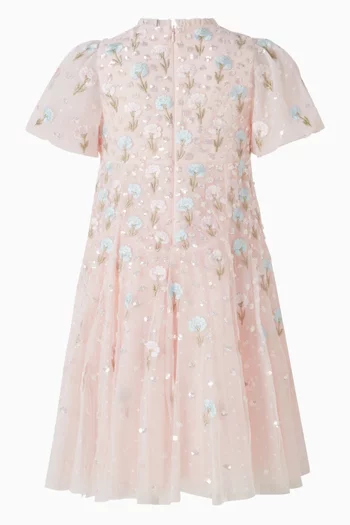 فستان بنقشة زهور الهندباء