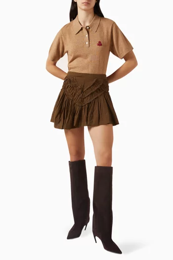 تي شيرت بولو ألثيا مزيج قطن