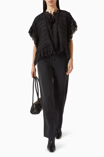 Payton Top in Floral Lace