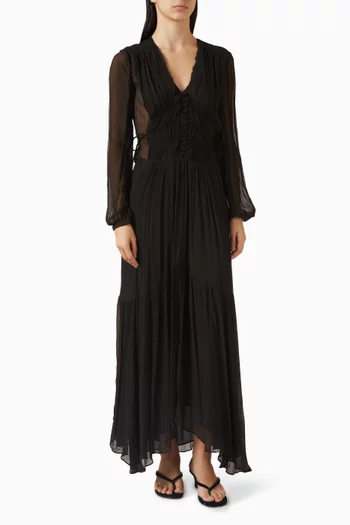 Briane V-neck Dress in Viscose