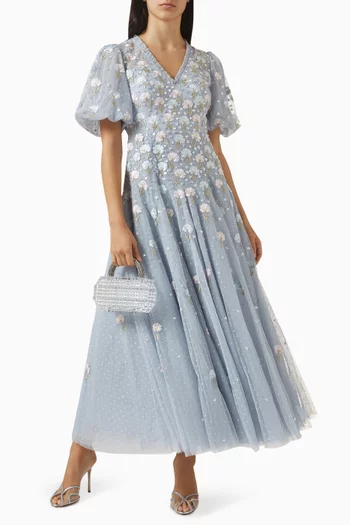 Dandelion Ditsy Ankle Gown