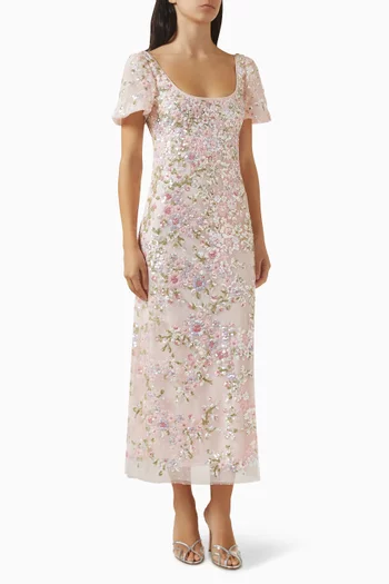 Dream Garland Ankle Gown