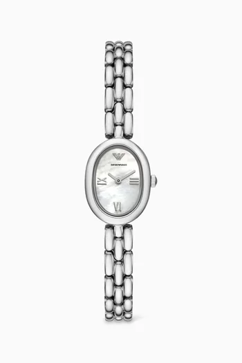 Ophelia Quartz Stainless Steel Watch, 24mm