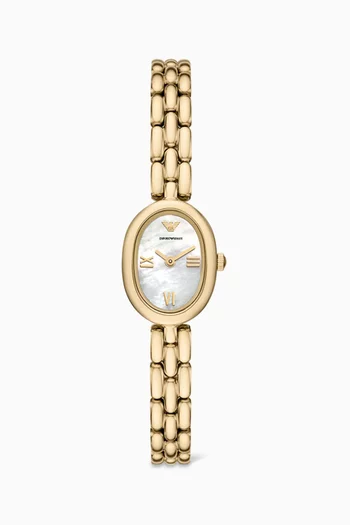 Ophelia Quartz Stainless Steel Watch, 24mm