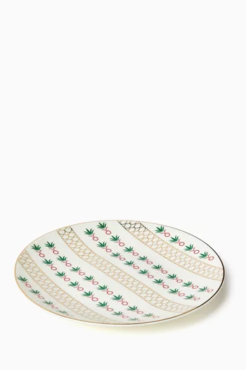 Back to the Roots Dessert Plates in Porcelain, Set of 6