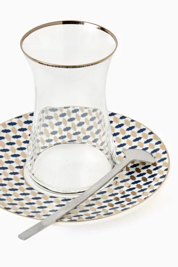 Istikana Cups & Saucers, Set of 6